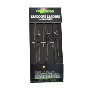 Montáž Leadcore Leader Ring Swivel Weed 1 m
